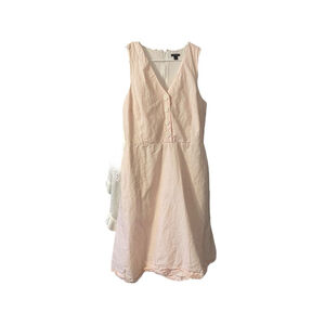 Women's Ann Taylor Pink Striped Dress Size 10